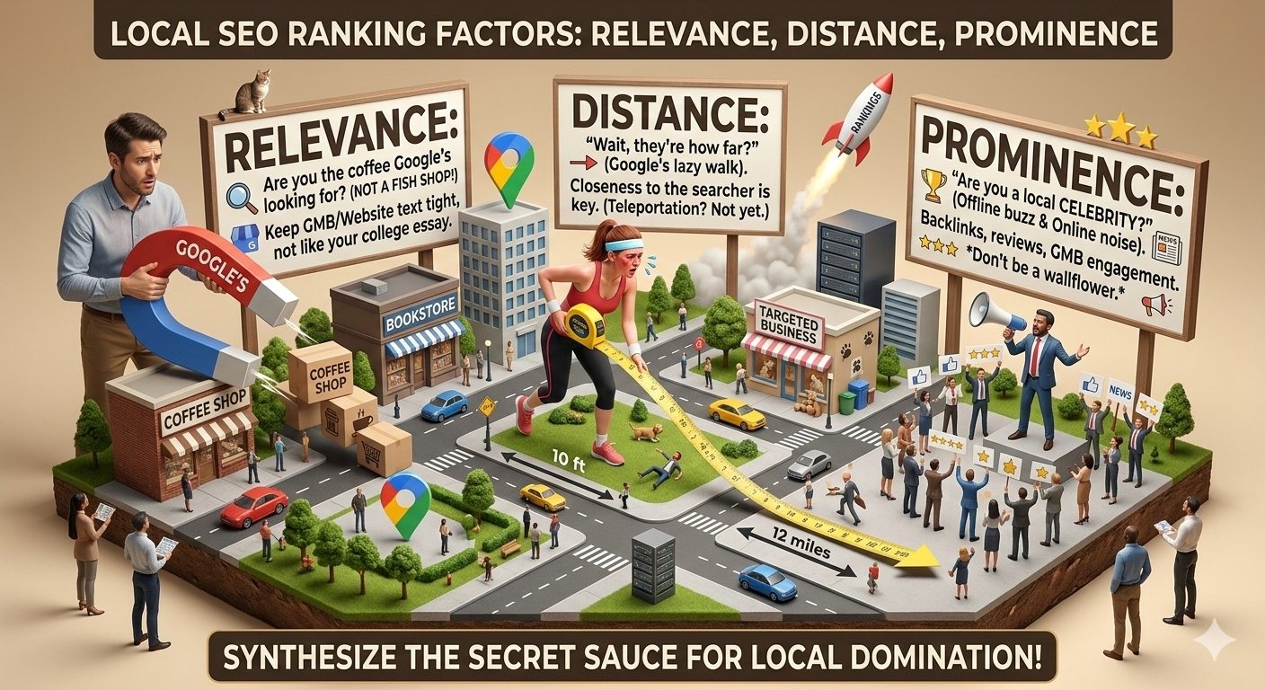 Local SEO ranking factors used by Google
